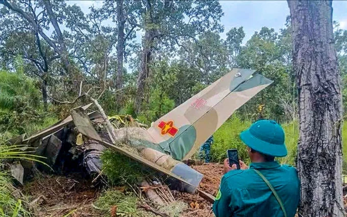 Đắk Lắk: Vị trí máy bay rơi gần chốt kiểm lâm của trạm kiểm lâm số 9 thuộc Vườn quốc gia Yok Đôn